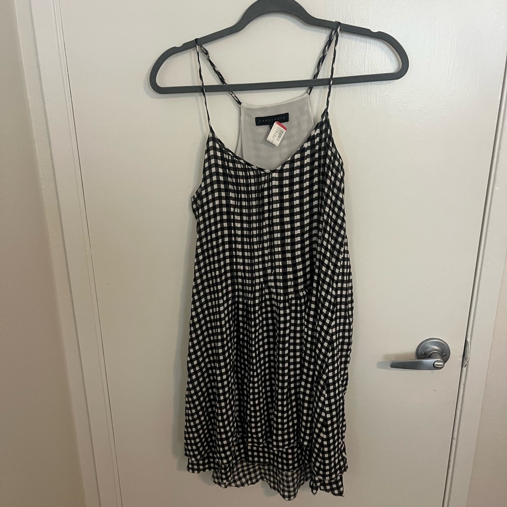 Sanctuary Monochrome Checkered Dress
